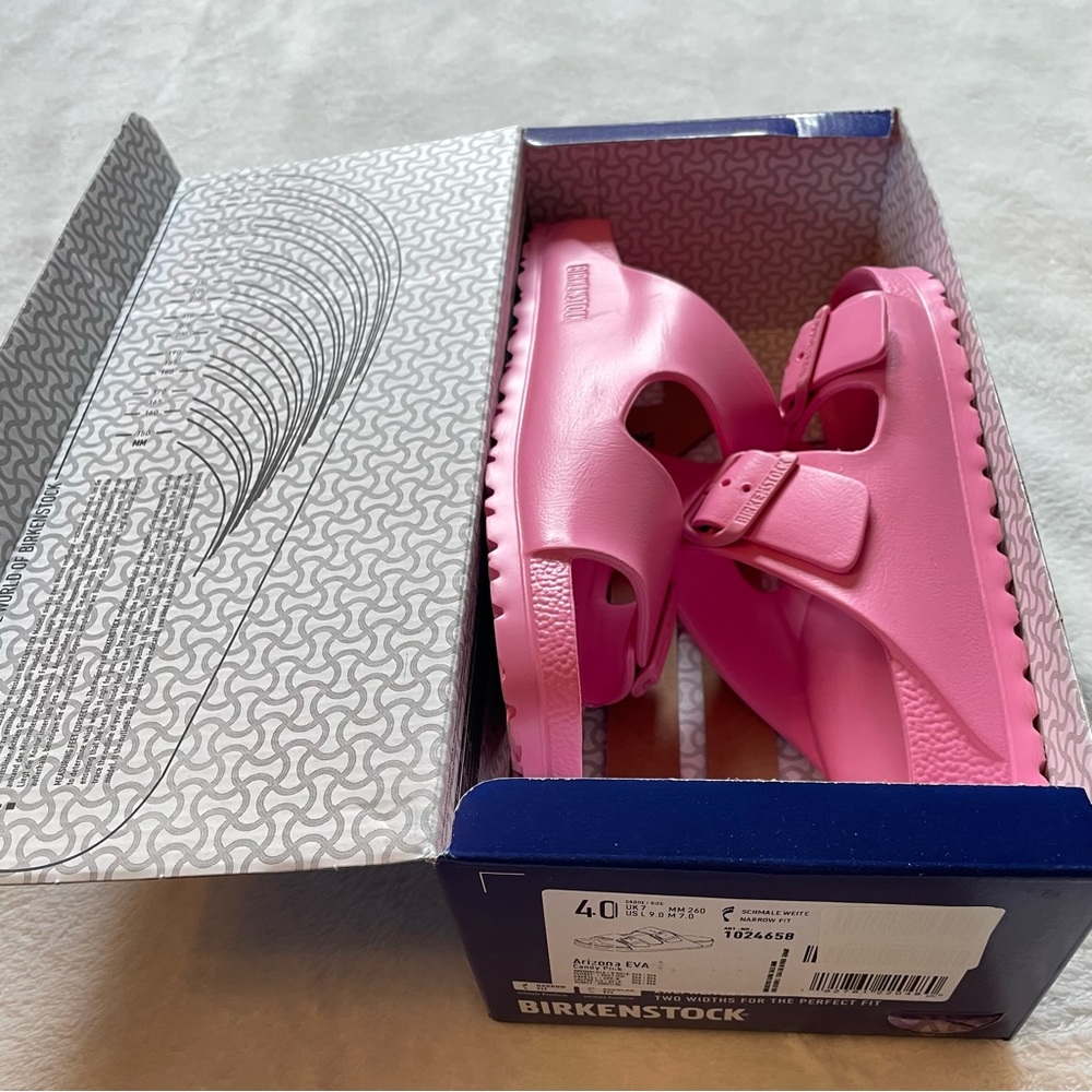 Birkenstock Eva Arizona size 40 Candy Pink